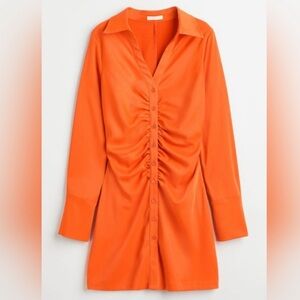 Size large HM draped shirt dress